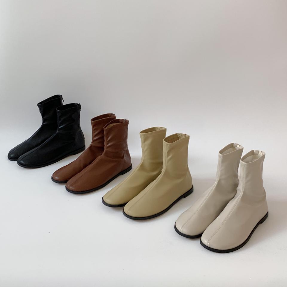 @세일 273 슬림 라운드토 1cm 스판 앵클부츠 4칼라