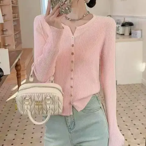 쫄쫄 골지 니트 셔츠