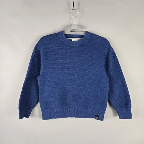 [무료배송]자라 키즈 130 니트 티셔츠 블루 아동