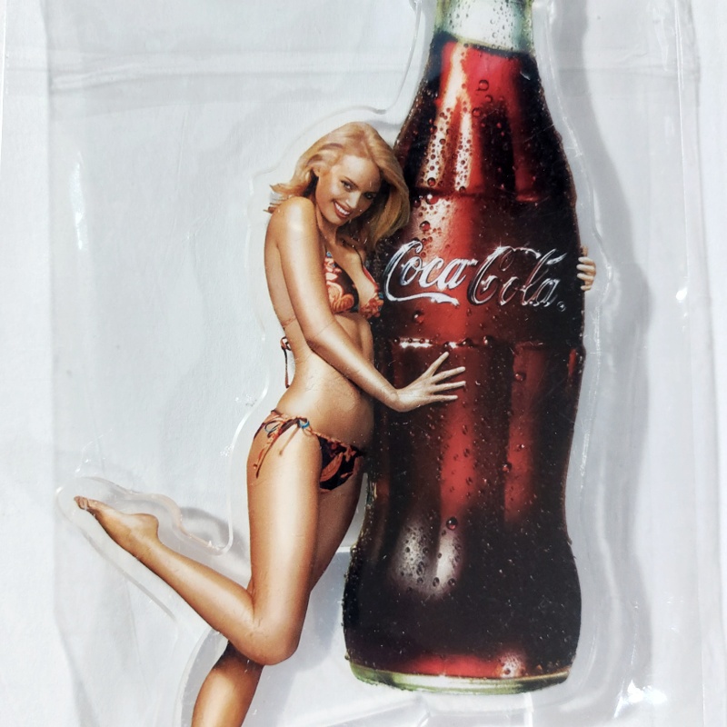 미개봉 새제품 코카콜라 핀업걸 15cm 스탠드 팝니다