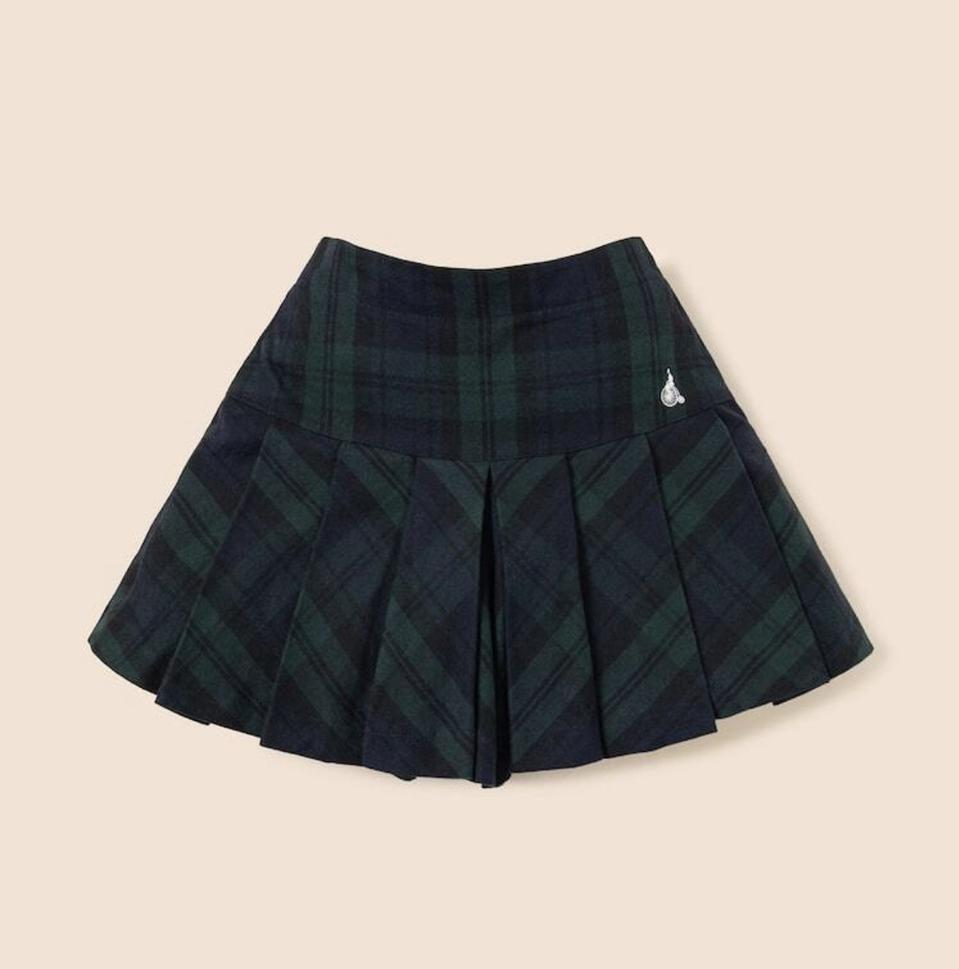 (새상품) 빈폴키즈 여아 체크 치마바지 160 [ 11-12세]
