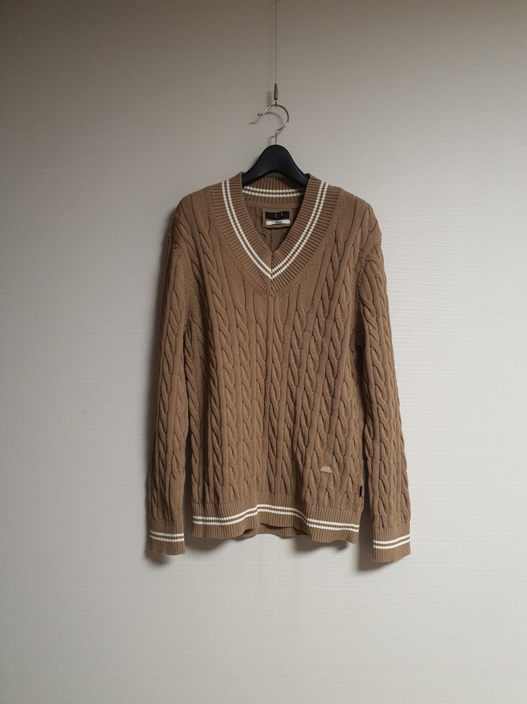 닥스 남성 DAKS 케이블 코튼 니트 100 사이즈 정품