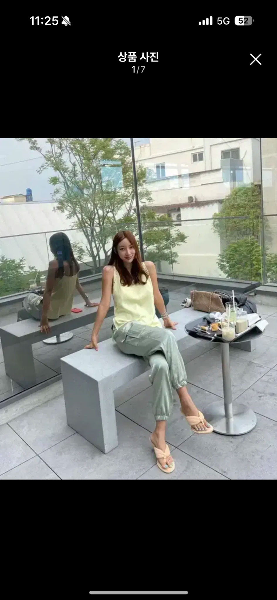 (새상품)강자매 새틴카고 숏버전 s