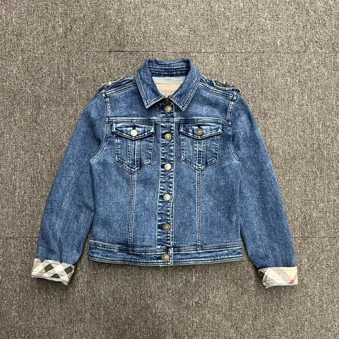 (S) 버버리브릿 엘보패치 레이디 데님자켓