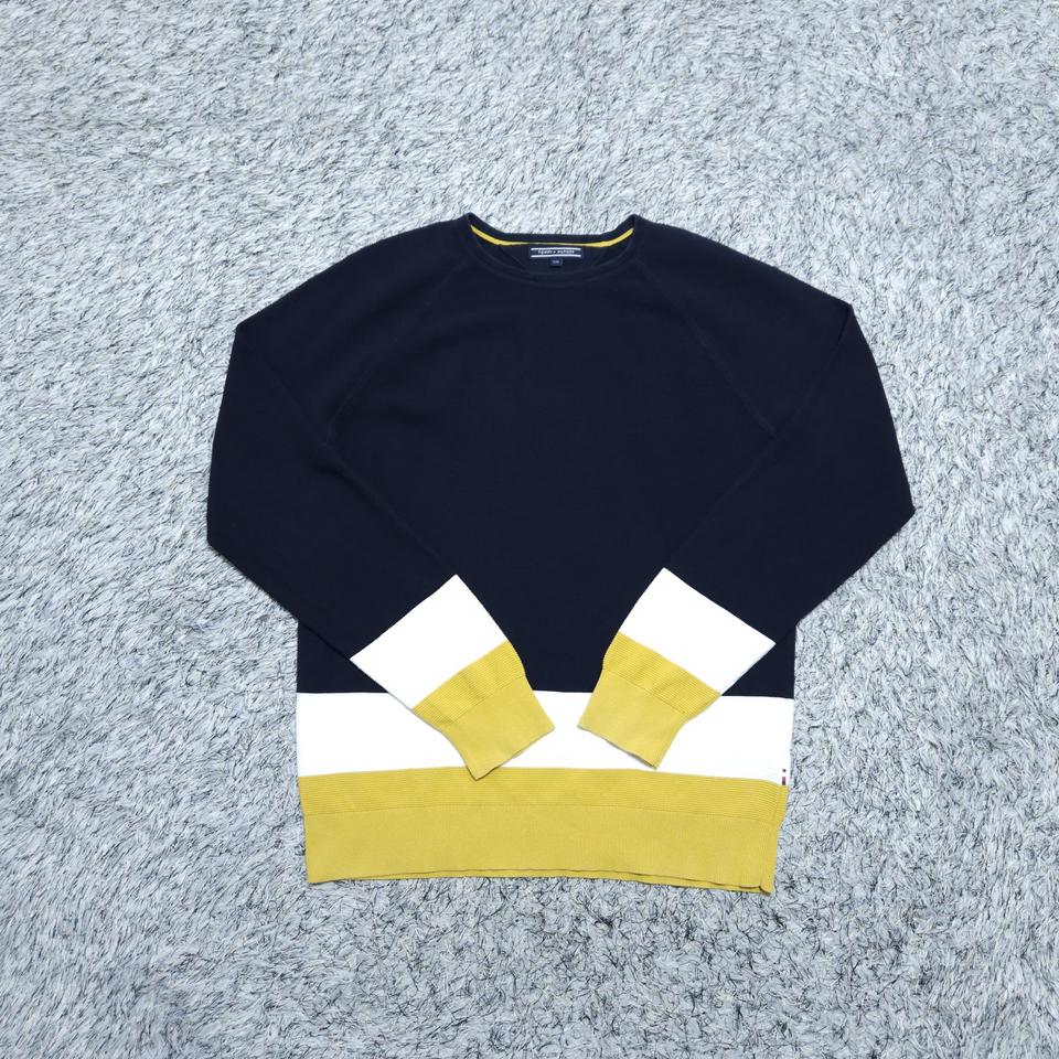 타미힐피거) XL 남자 라운드 면니트 / 왕눈이샵