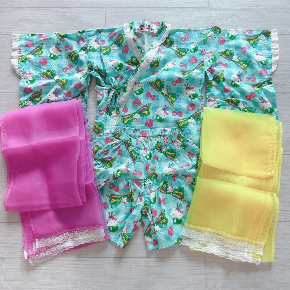 헬로키티 유카타 110 여아 배고픈 애벌레