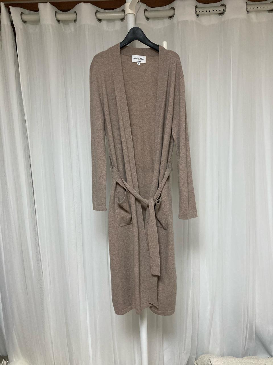 캐시미어100% 가디건 롱115길이