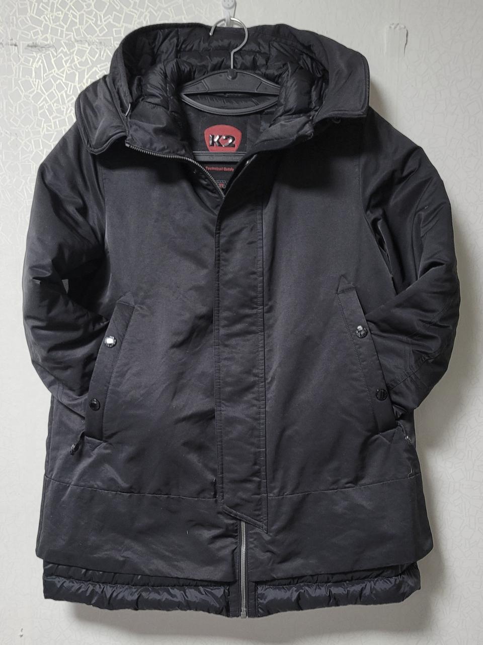 케이투 K2 구스다운 야상패딩 레이어드 디자인 여성용 90