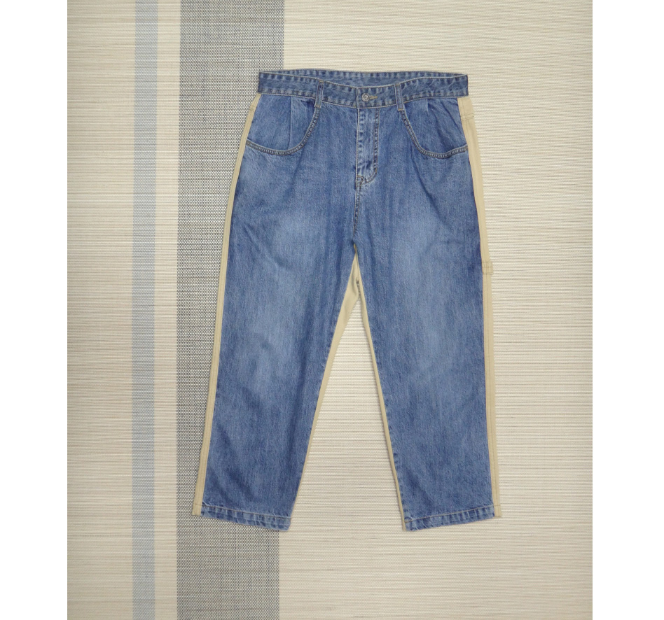 (32인치) 송지오 옴므 남성 와이드핏 데님 팬츠