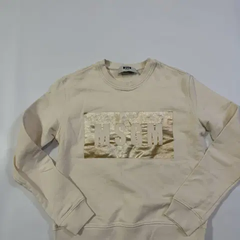 MSGM 아이보리 맨투맨(M사이즈)