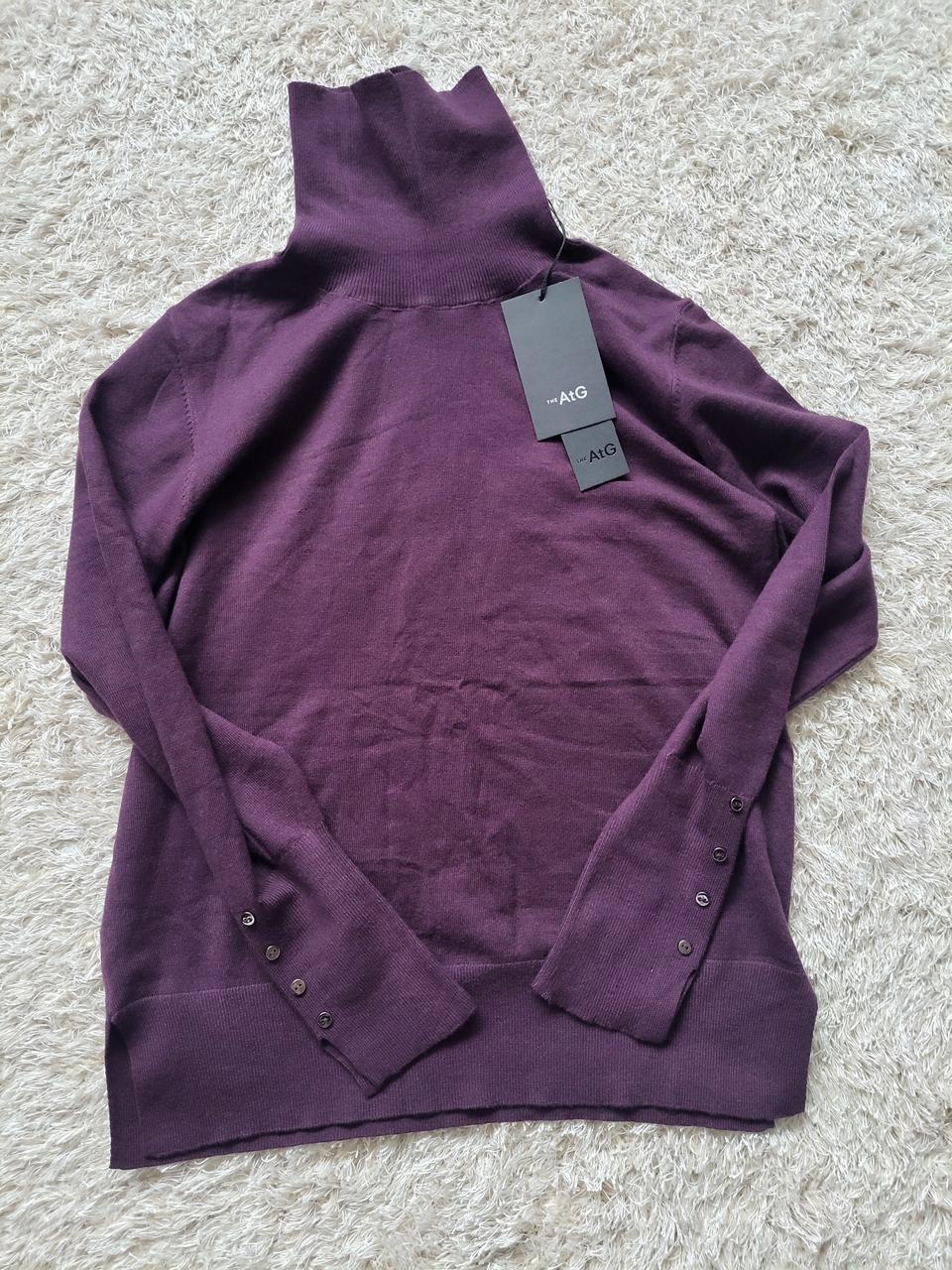 새상품)엣지 보라 쫀쫀 터들넥 66