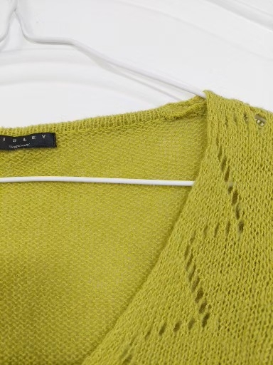 시슬리 얇은 셔링 니트 스웨터 베네통코리아