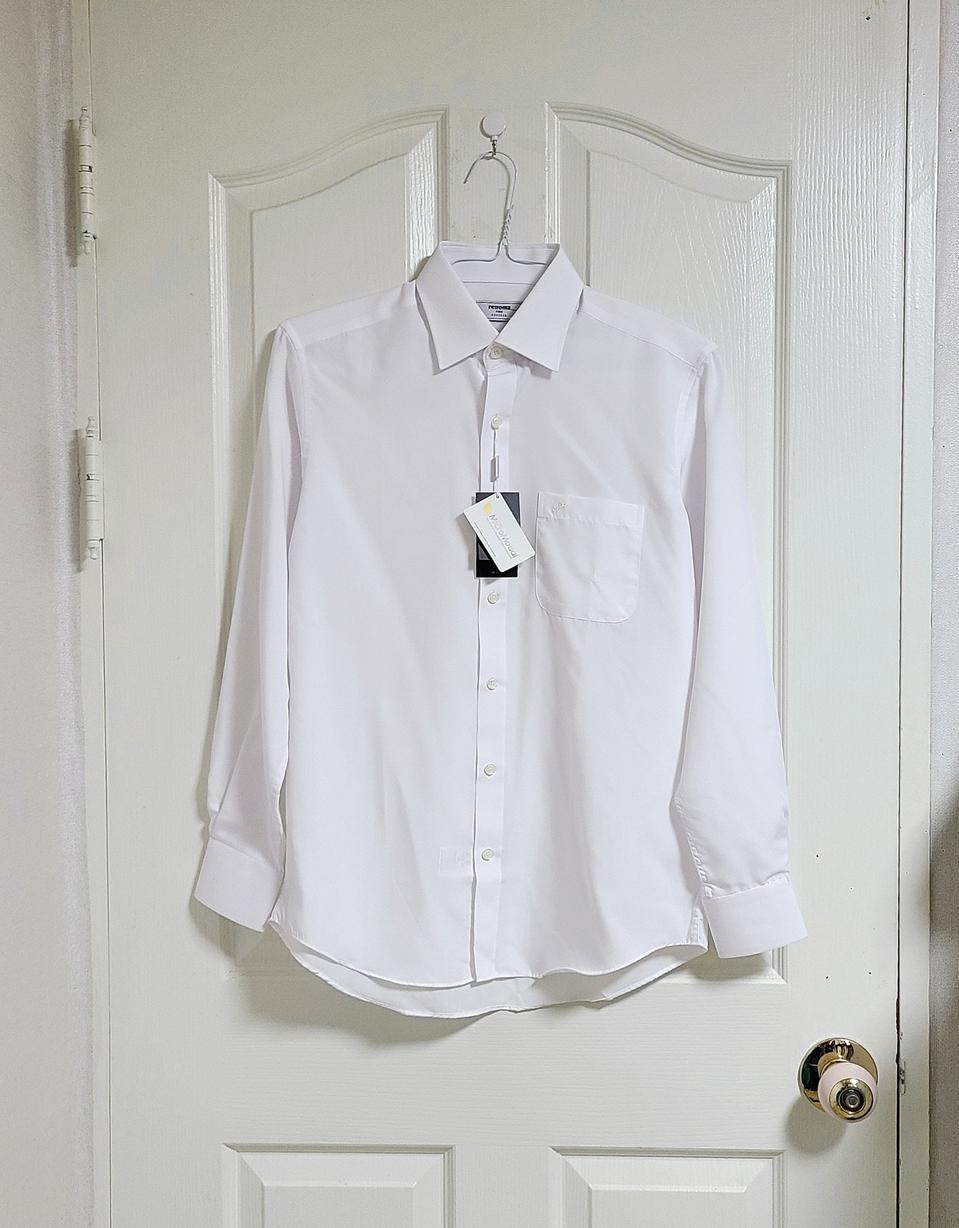 [새상품] 레노마 마이크로모달 화이트 남성 긴팔 셔츠(95)