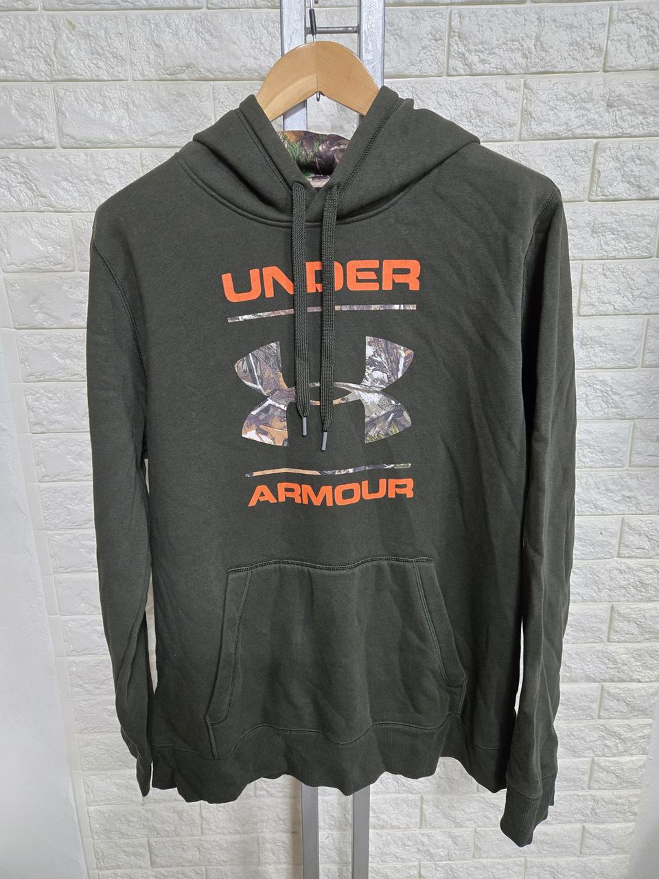 정품)언더아머 기모오브핏후드티100-105