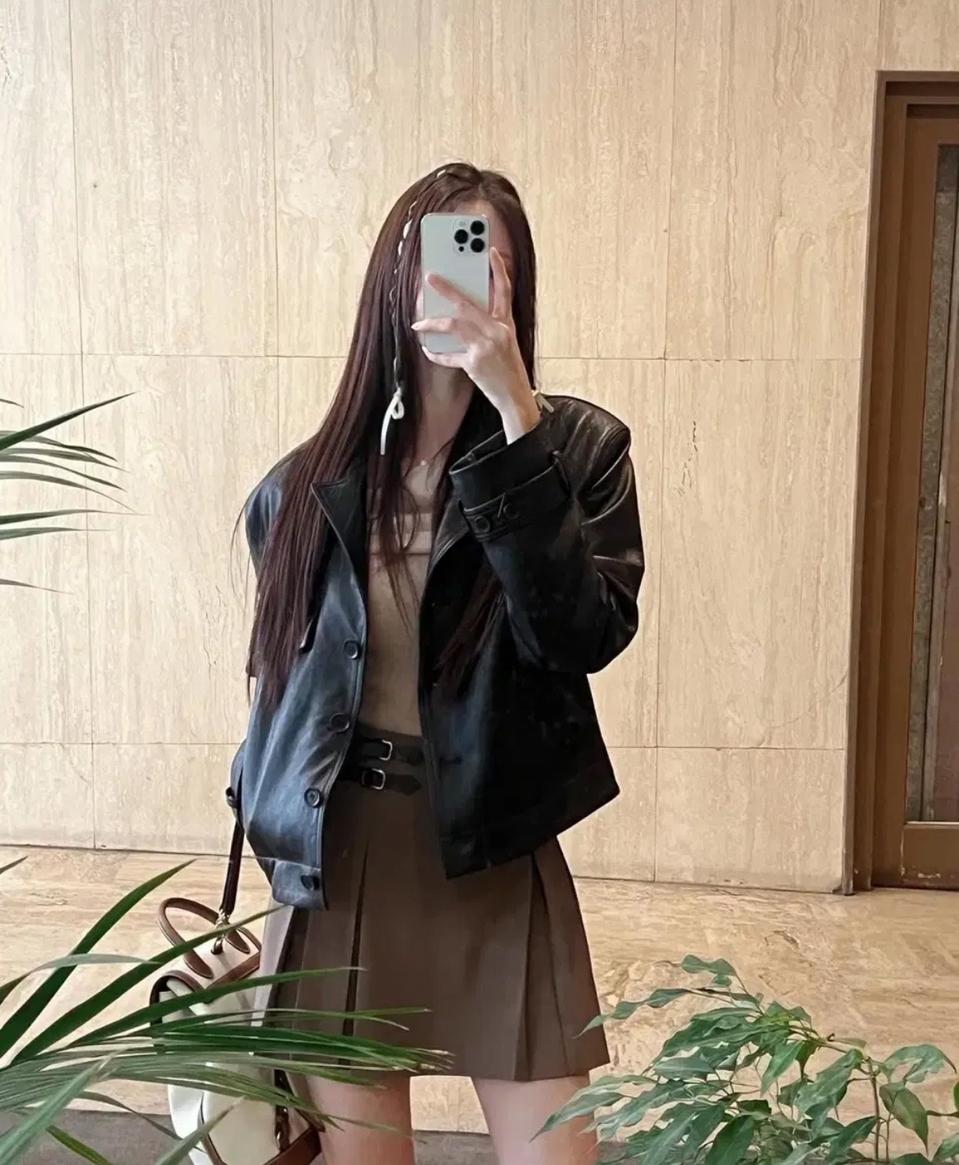 라벨르블랑 베티 양가죽자켓 실착1회