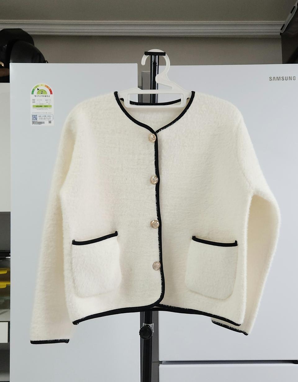 밍크터치 쫀쫀한 니트 아우터