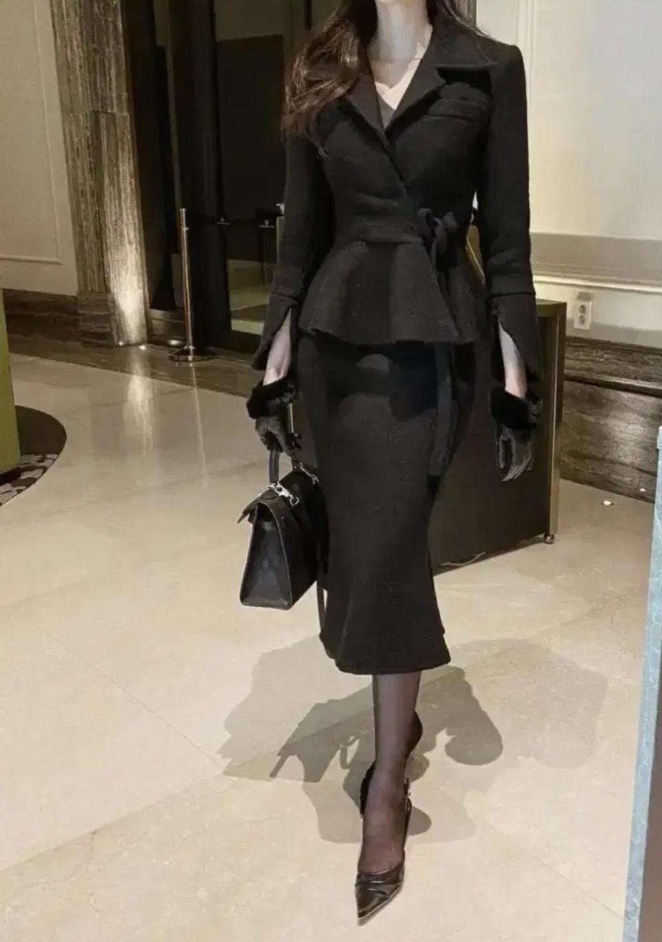 라벨르블랑보떼트위드 자켓s&스커트27세트