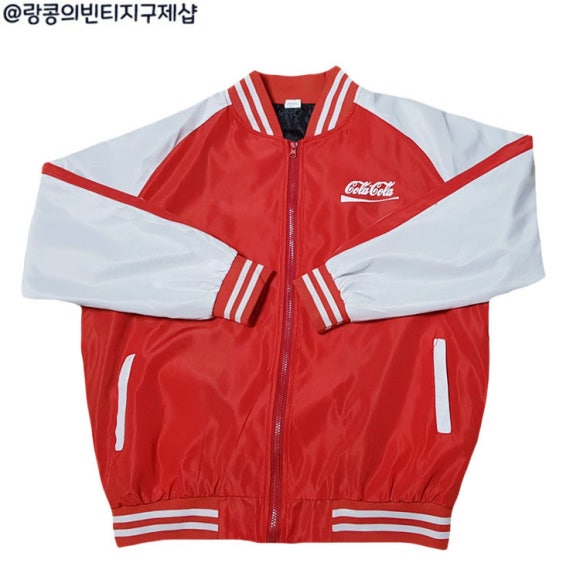 콜라 콜라 올드스쿨 빈티지 스카쟌 자켓