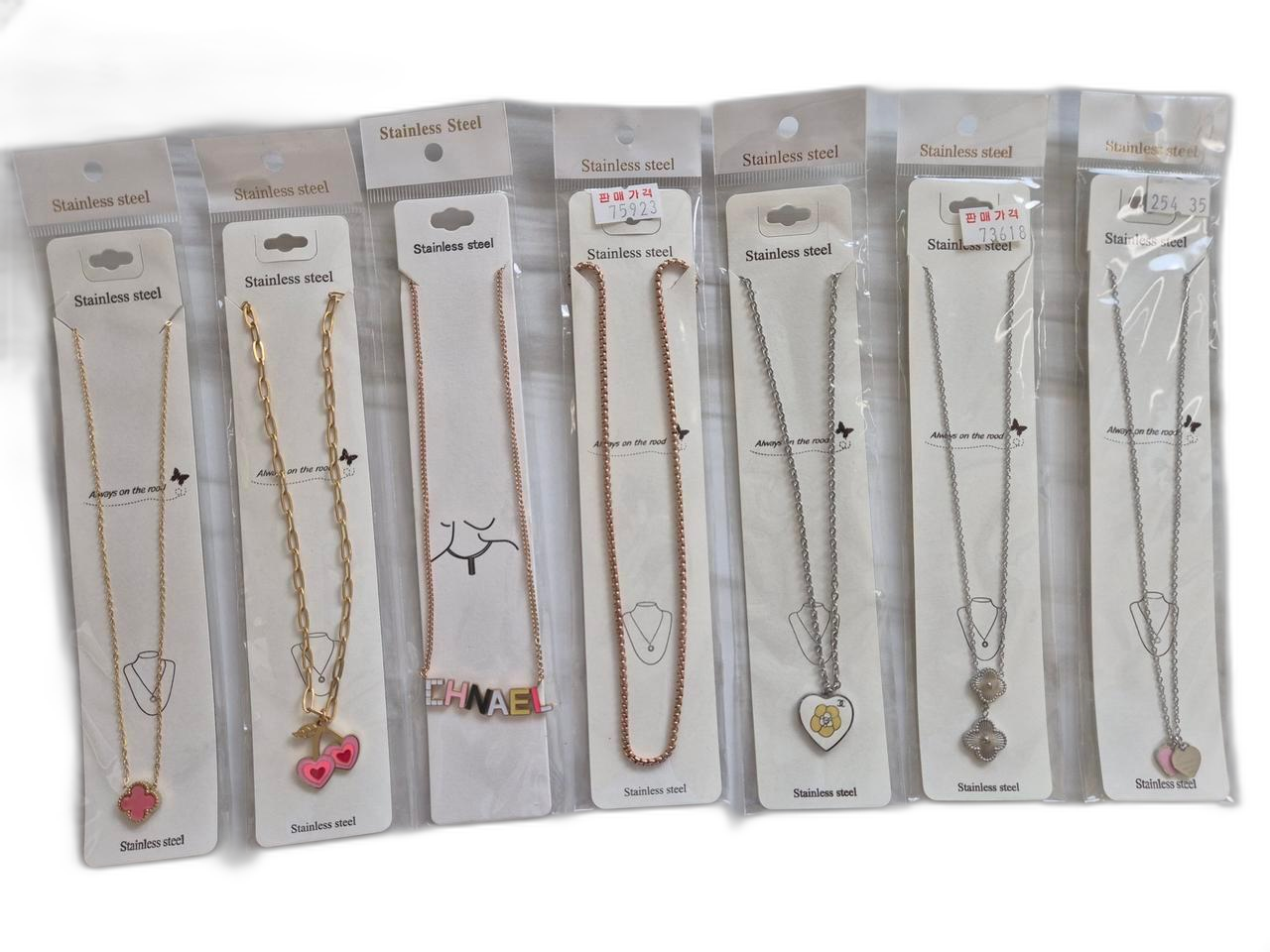 <새상품>고퀄리티 써지컬스틸 목걸이 팔찌 균일가 땡처리