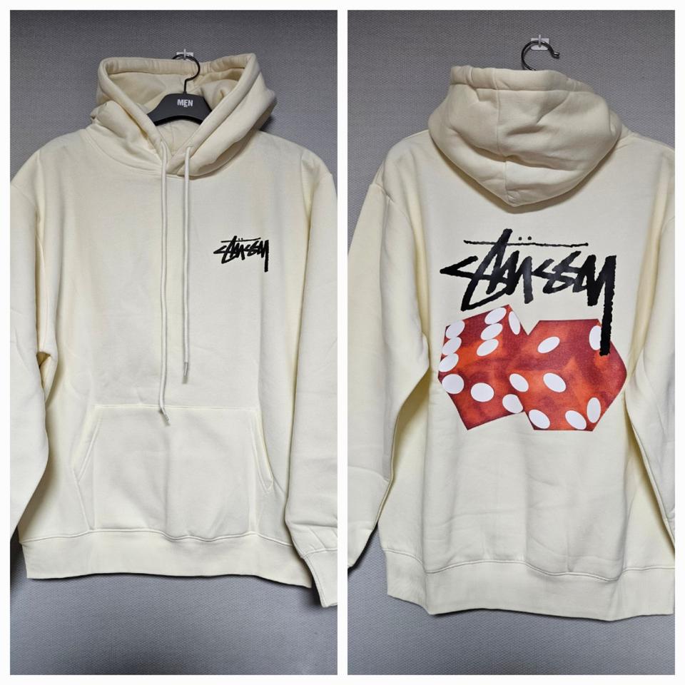 새상품  스투시 다이스아웃 기모 후드티셔츠  XL