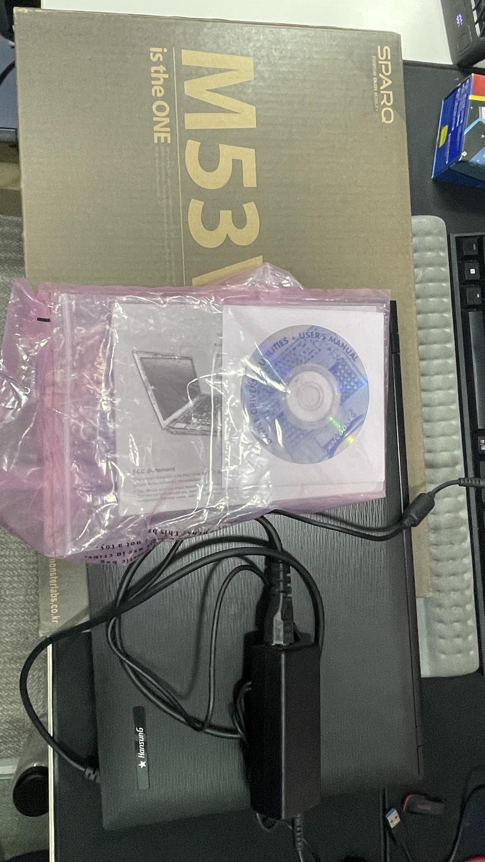 한성노트북 M53V 택포