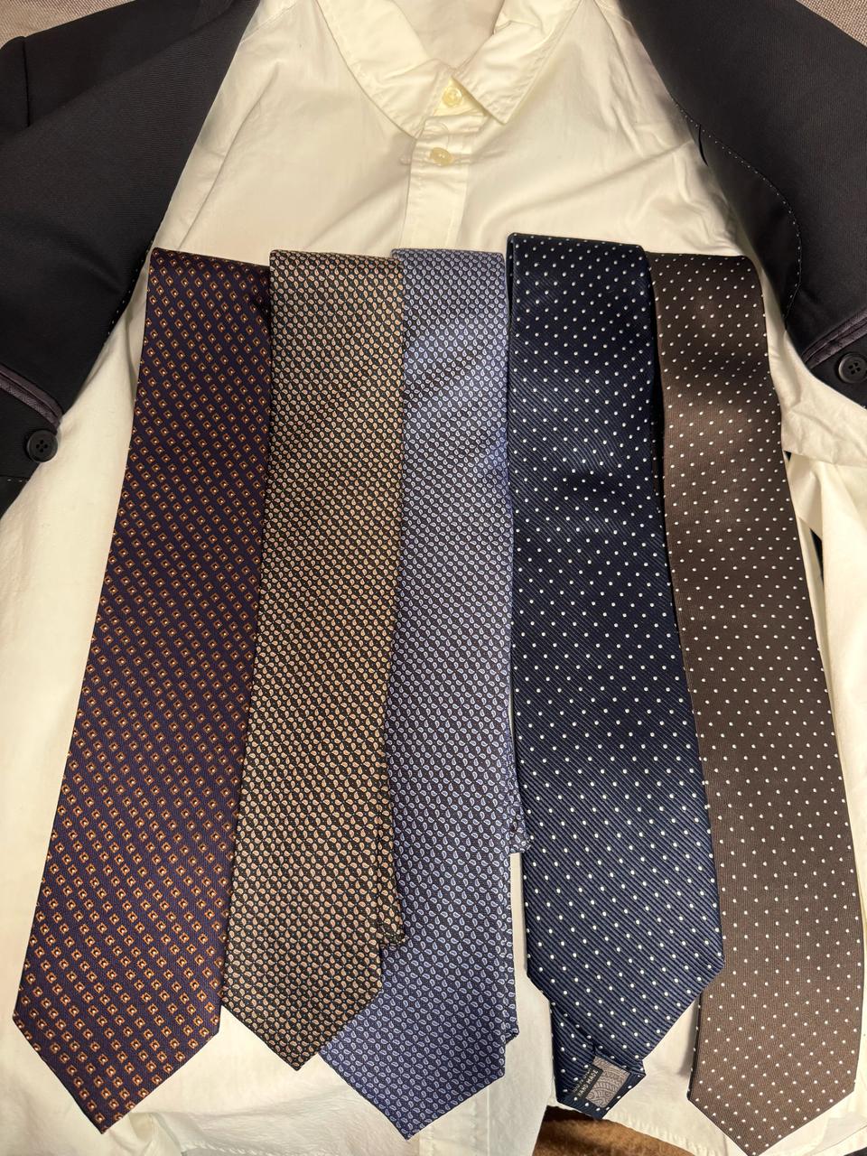 [새제품] 국내제작 100% 실크 넥타이 5종