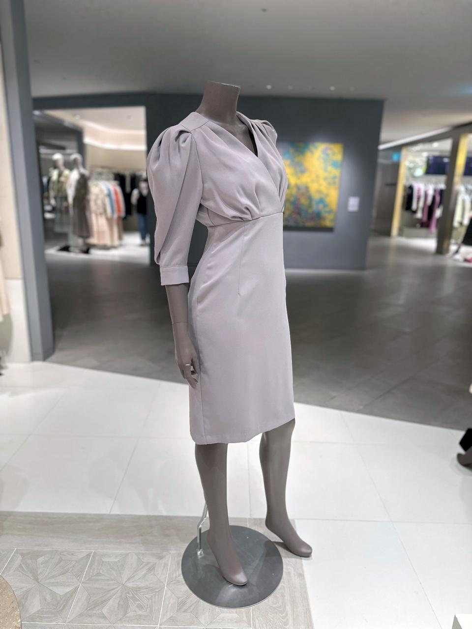 Assuline Bagel Wrinkle Dress 파슨스 원피스 하객룩