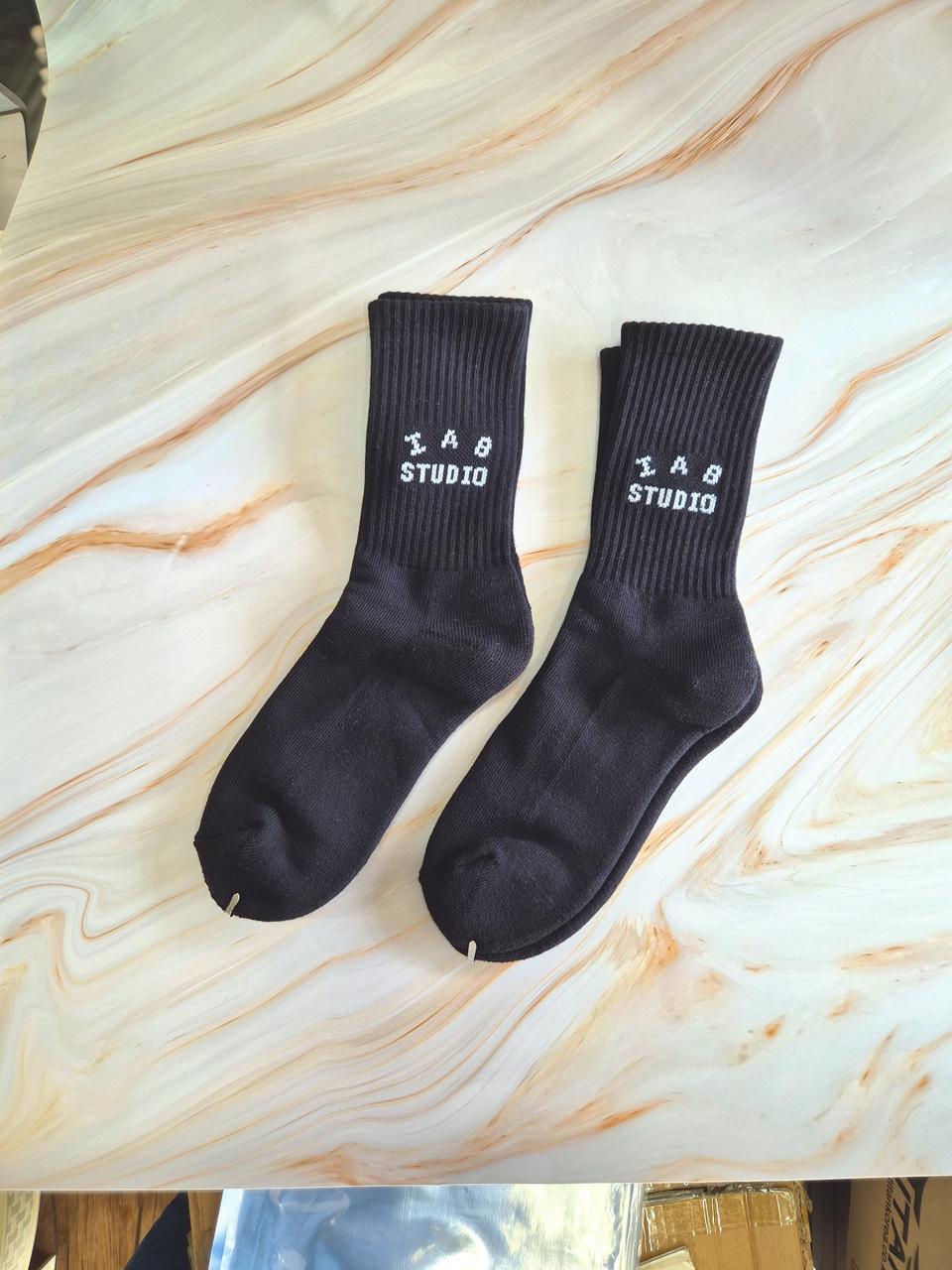 아이앱 스튜디오 양말 검정 5개