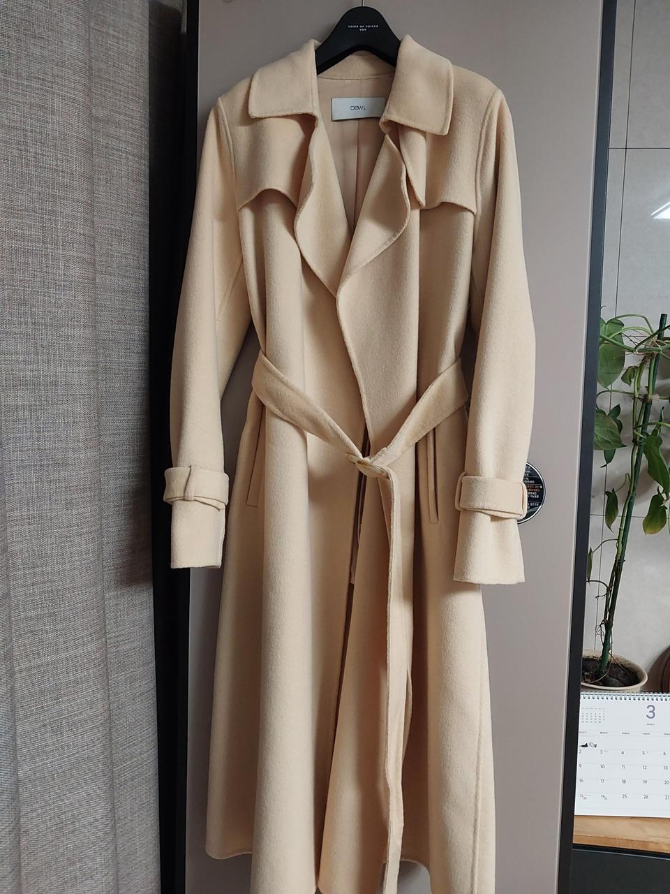 DEWL듀엘 캐시미어혼방 핸드메이드 코트