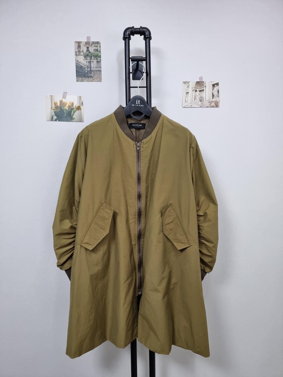 케네스레이디 항공 바람막이 롱자켓