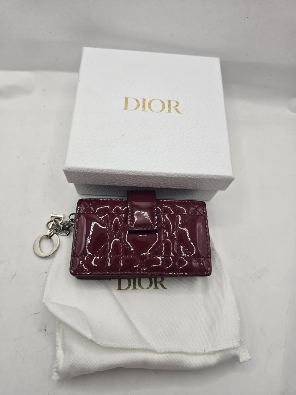 디올 아코디언 카드지갑
