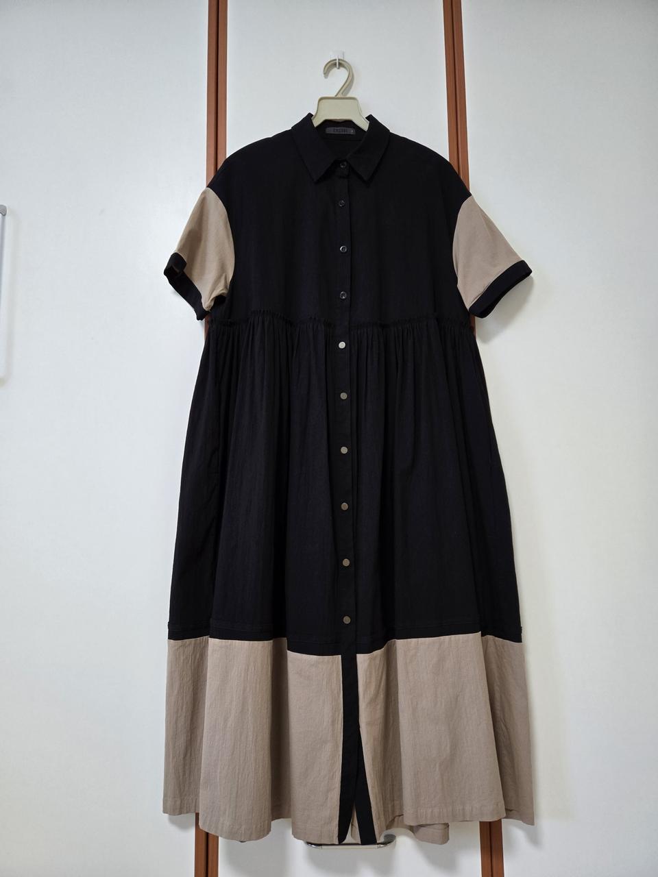 씨엠큐브 박시스타일 원피스