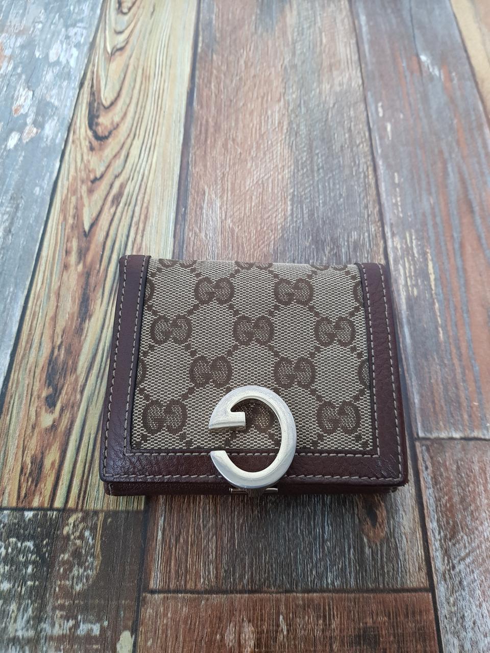 [정품] 구찌 gg로고 버클 중지갑