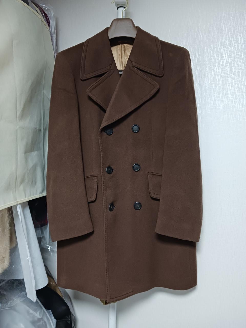 크롬비  퓨어.울 더블코트