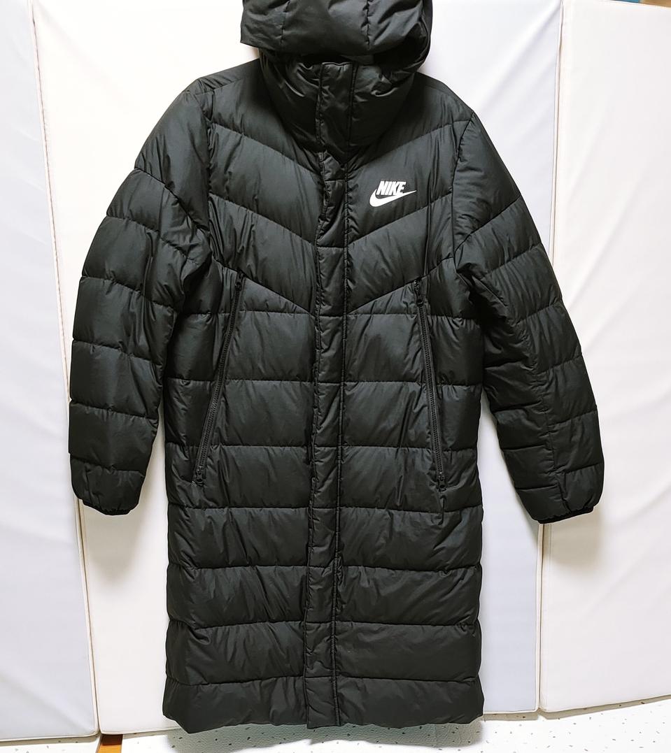 [L] 나이키 덕다운 롱패딩점퍼 블랙1298