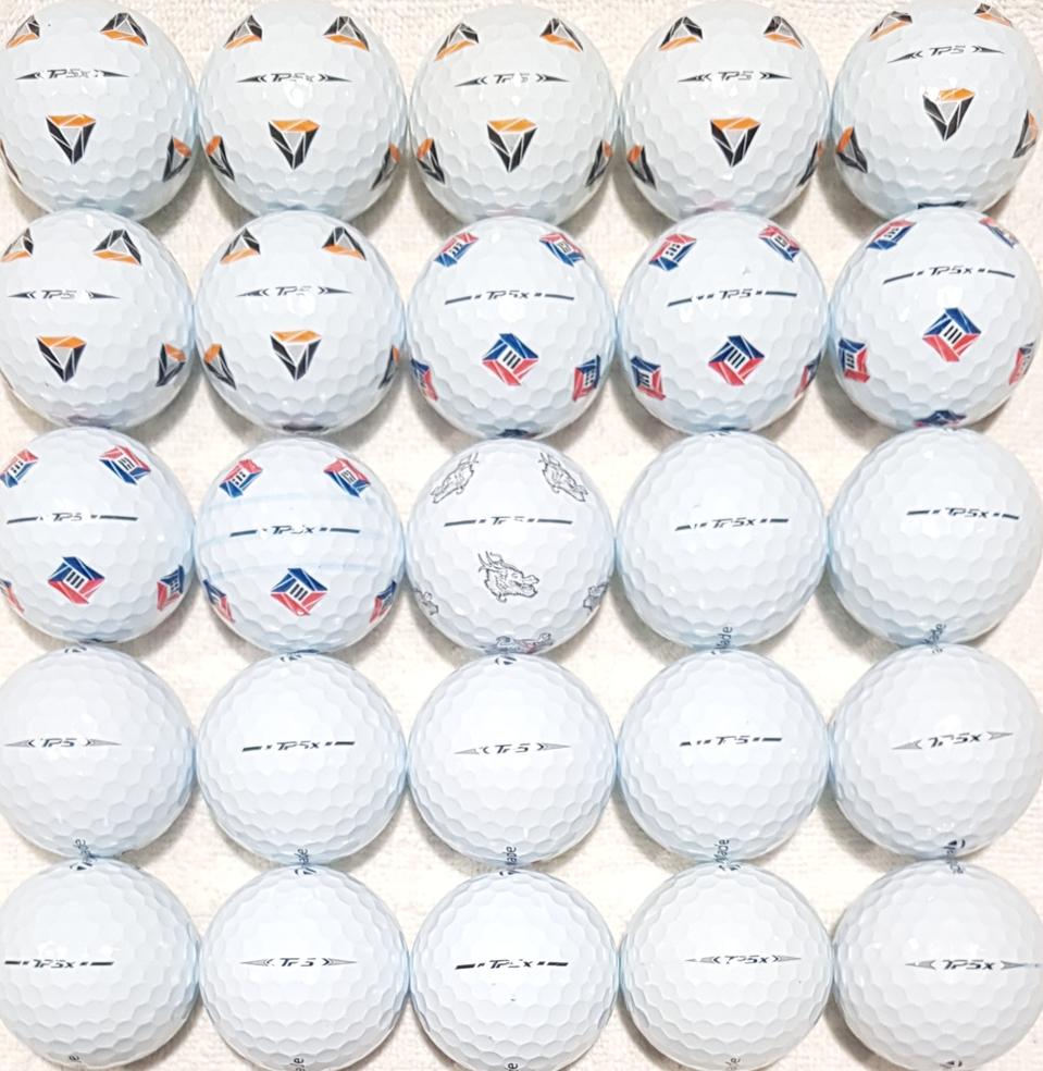 테일러메이드 TP5X.TP5혼합A+/A급25개.골프공 로스트볼