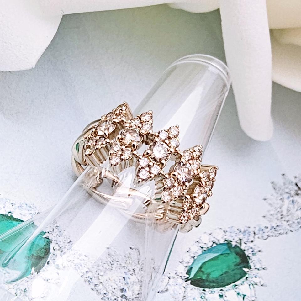 18k  다이아 반지