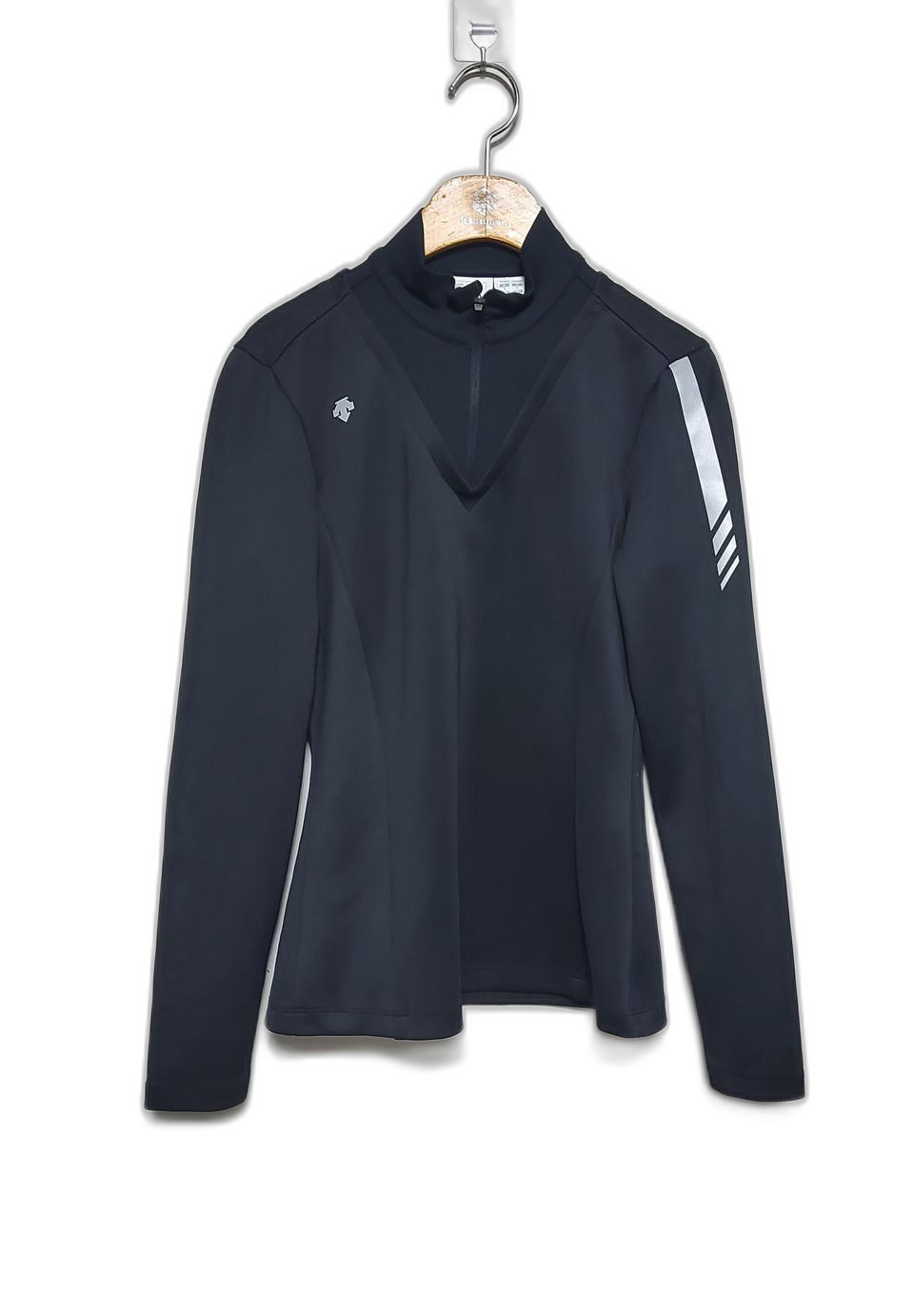 데상트골프  반집업레이어링 골프티셔츠