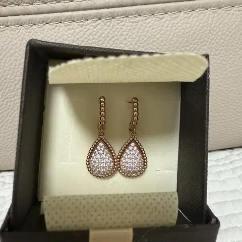 14k 핑크골드 귀걸이