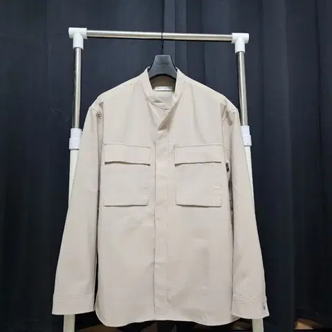 베이지 셔츠자켓