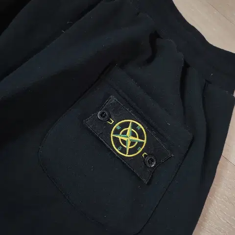 세븐퍼센트 스톤 패치 커스텀 기모 트레이닝바지