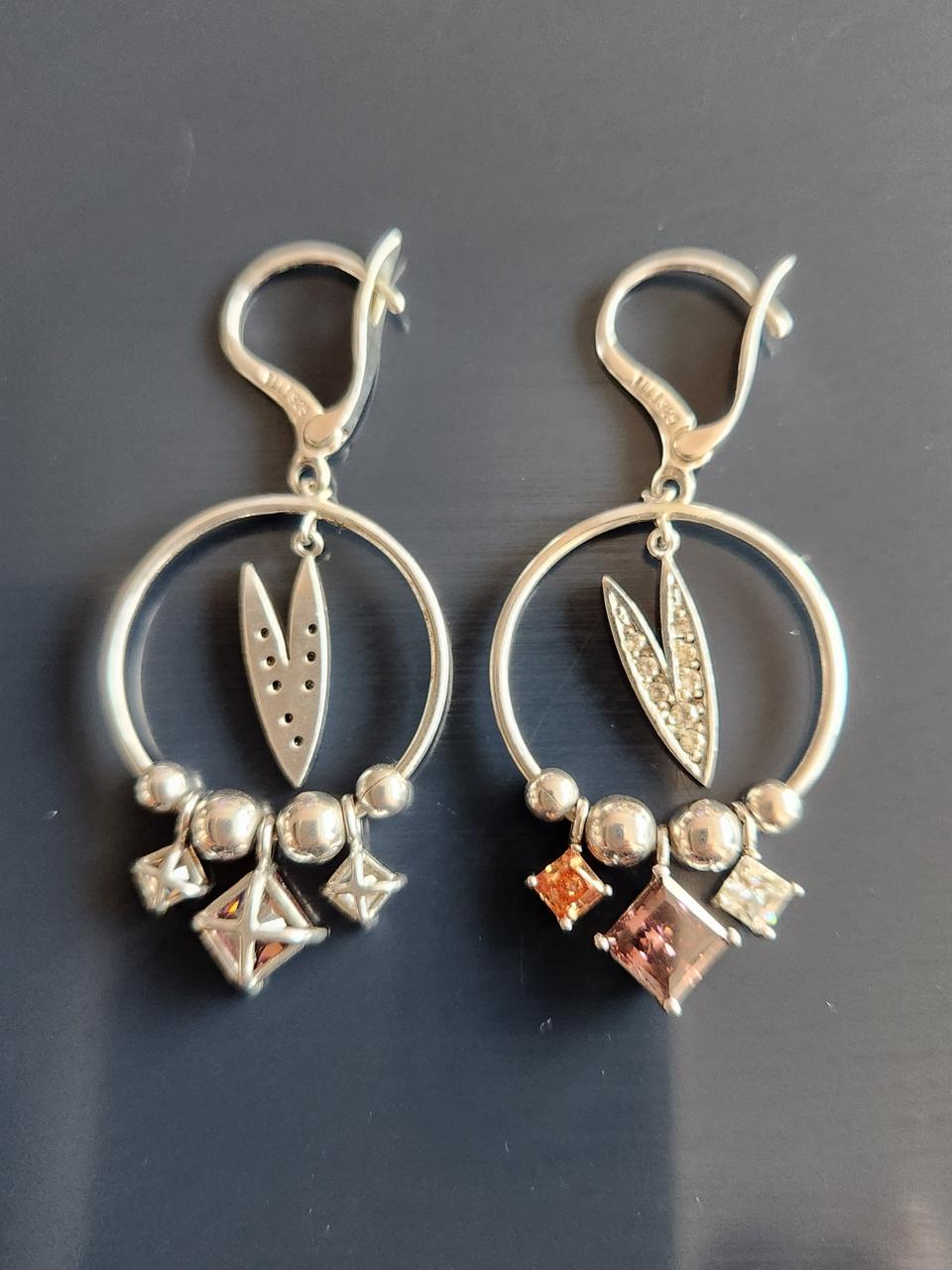 실버925 엘르 귀걸이