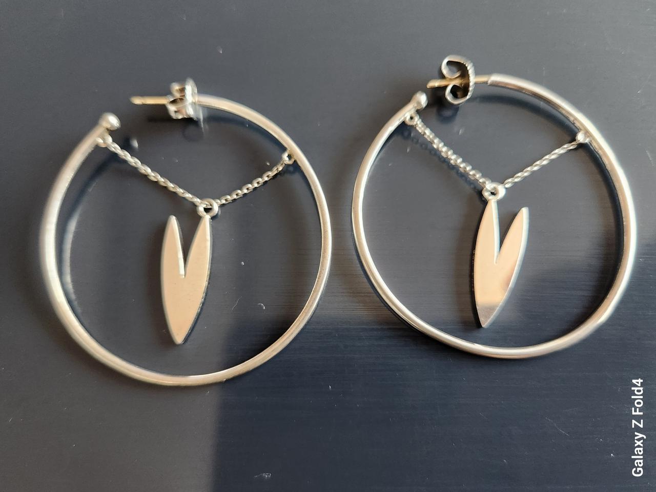 실버925 엘르 링귀걸이