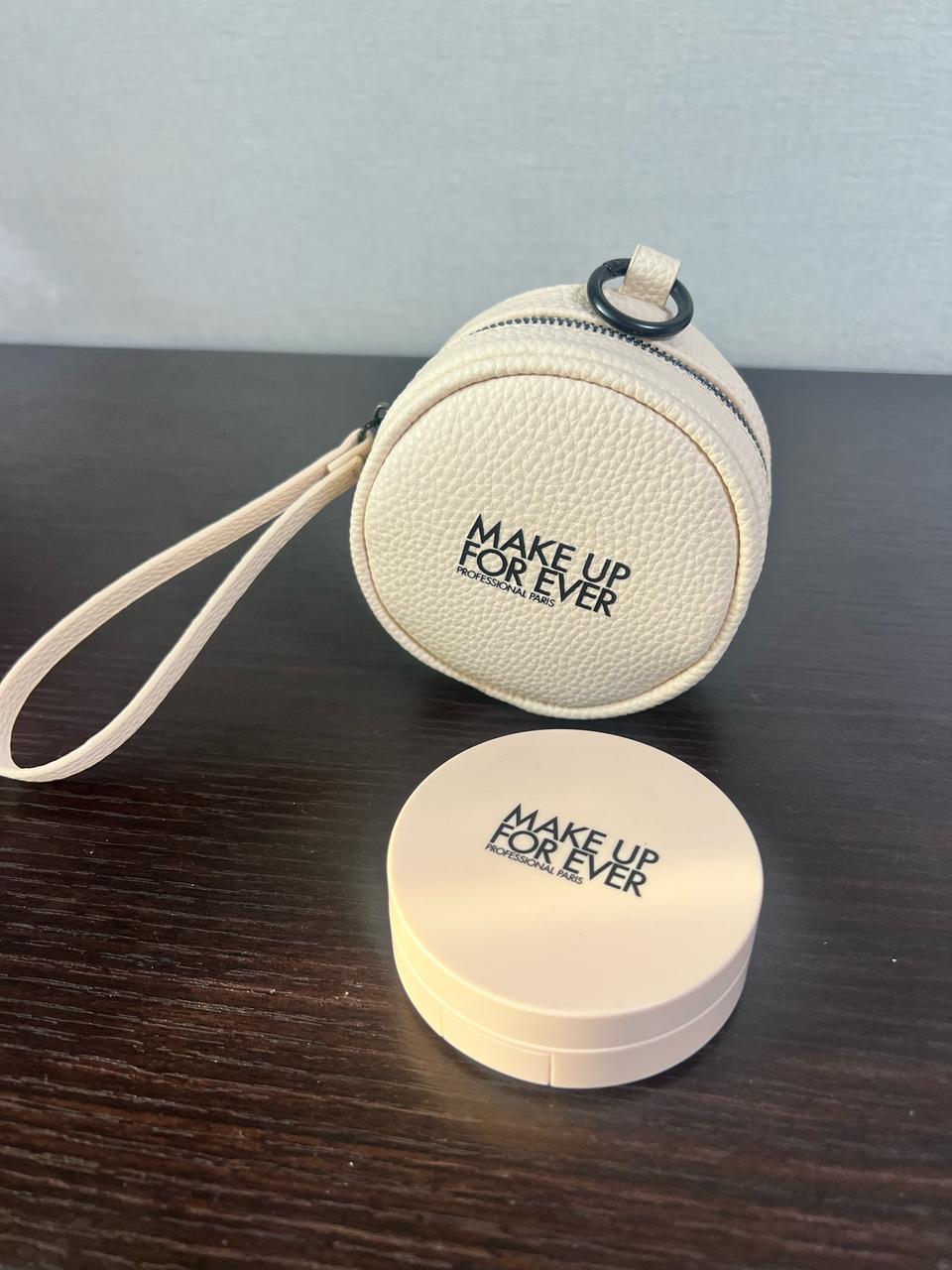 [메이크업포에버] HD SKIN 쿠션(new1N02-뉴트럴베이지) 파우치