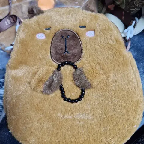 카피바라 인형 가방 염주 새상품