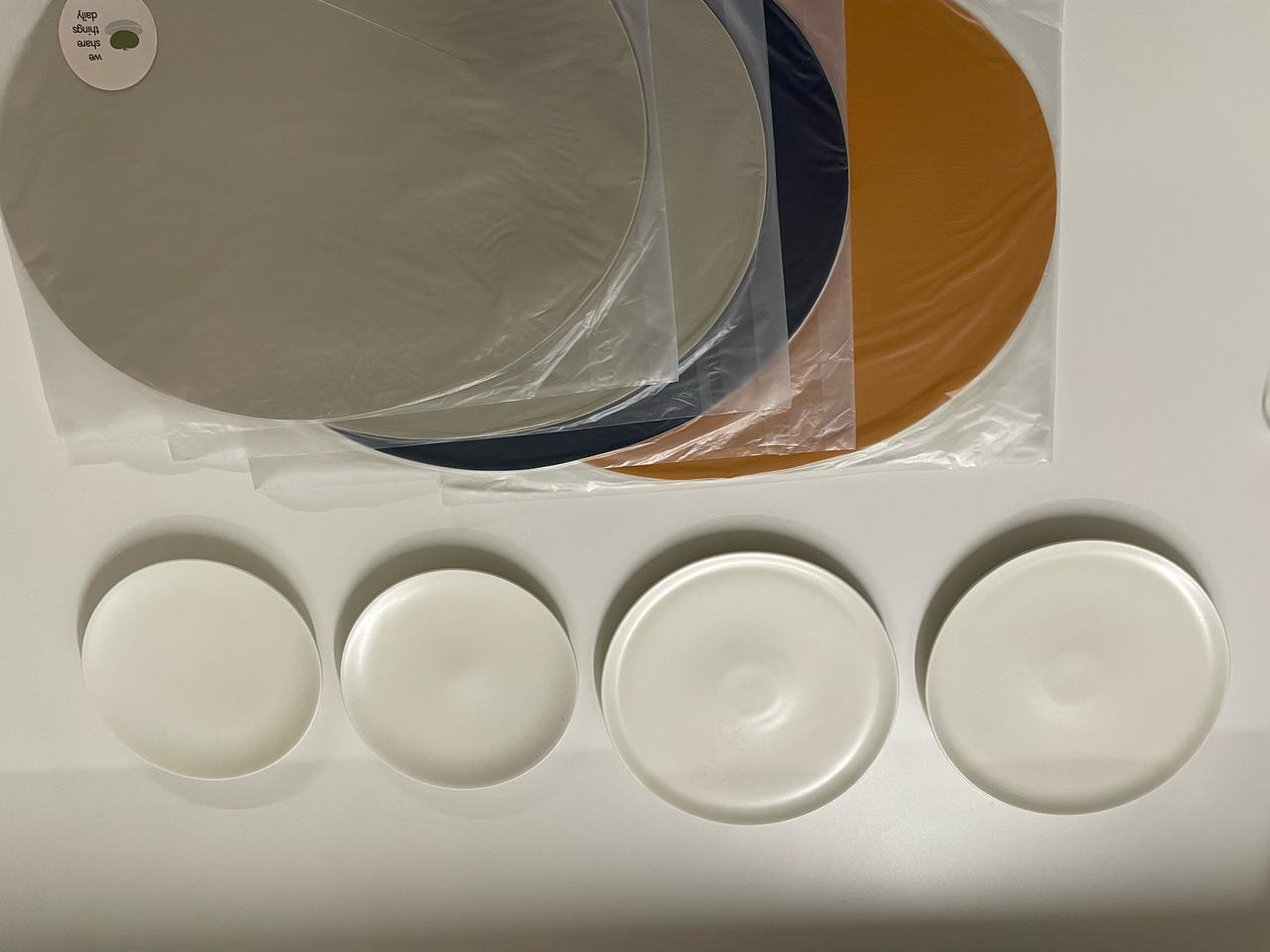 WSTD(더블유에스티디) 원형 접시+테이블매트