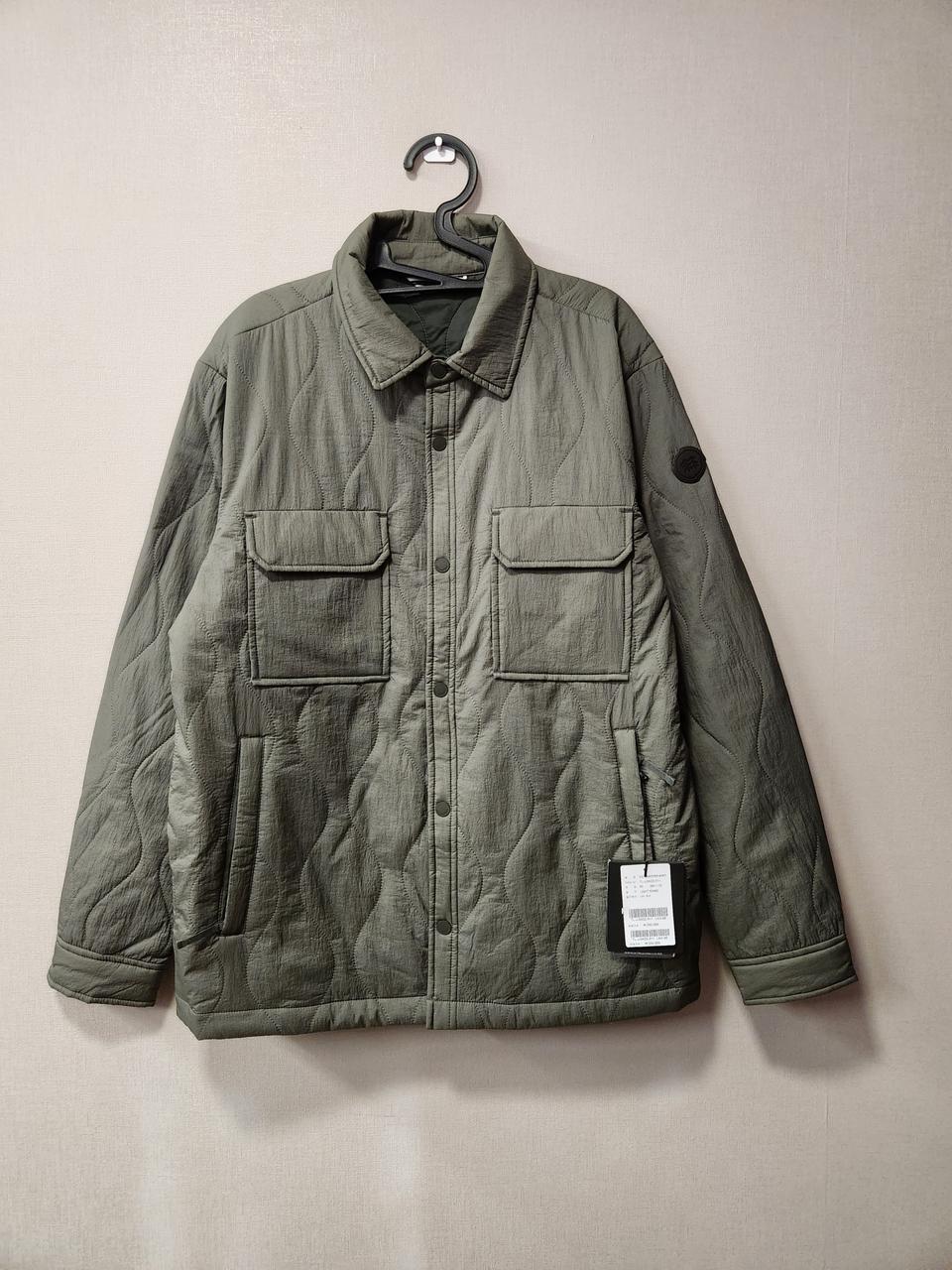 새상품)코오롱스포츠] 남성 퀼팅 셔츠 재킷 키퍼 셔츠 간절기 패딩 셔츠