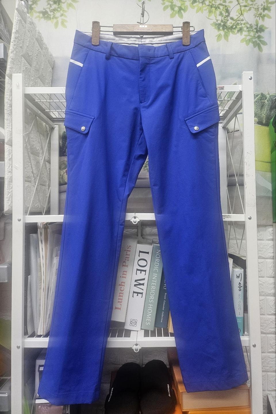 타이틀리스트 남성골프바지 31인치 블루 봄가을 간절기용 MK02