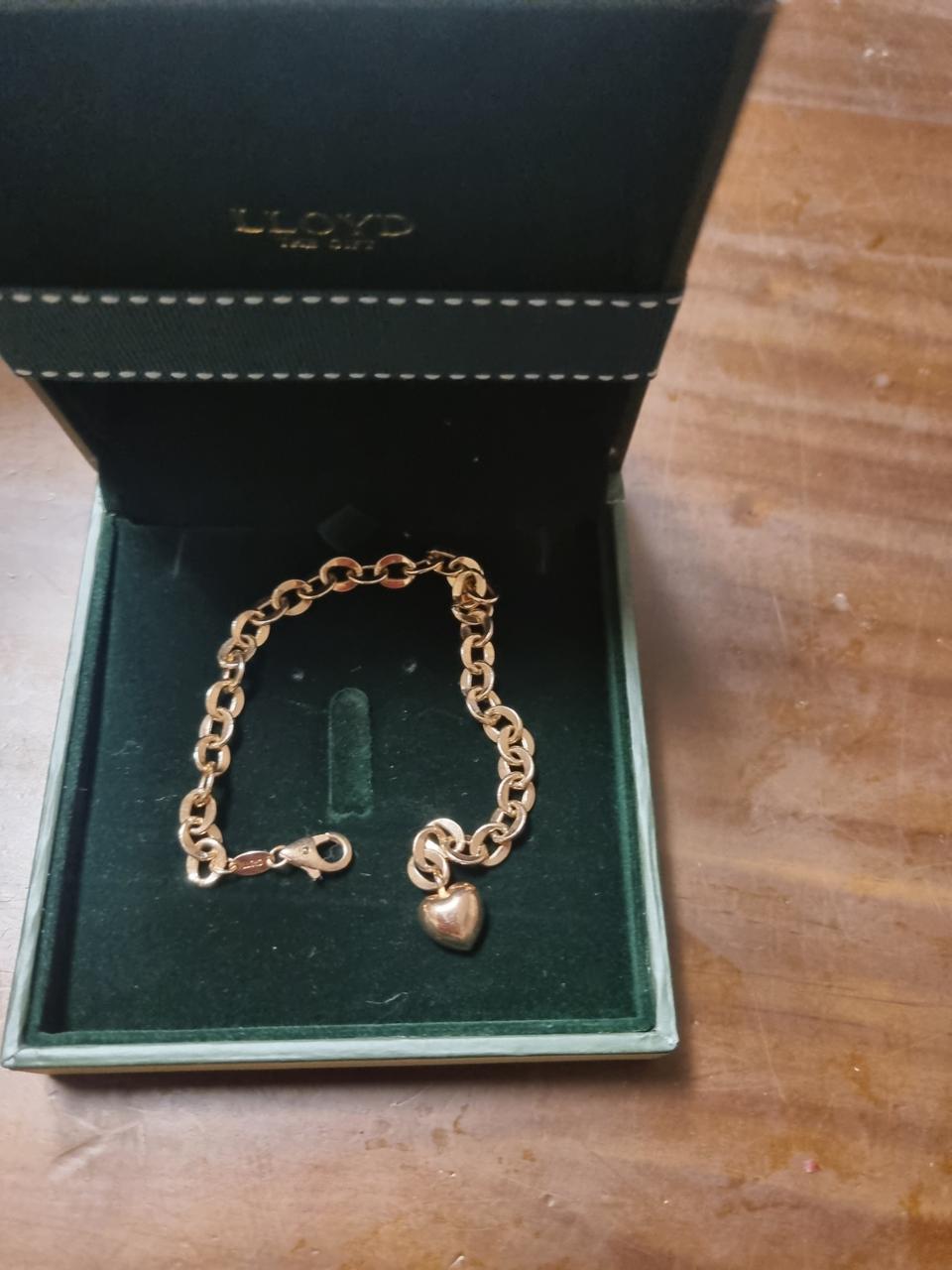 14k 체인하트 팔지(1.2돈넘음)