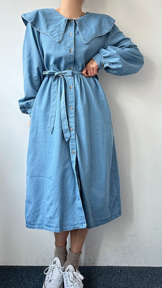 ❤세일러청원피스 빅카라청원피스 버튼청원피스